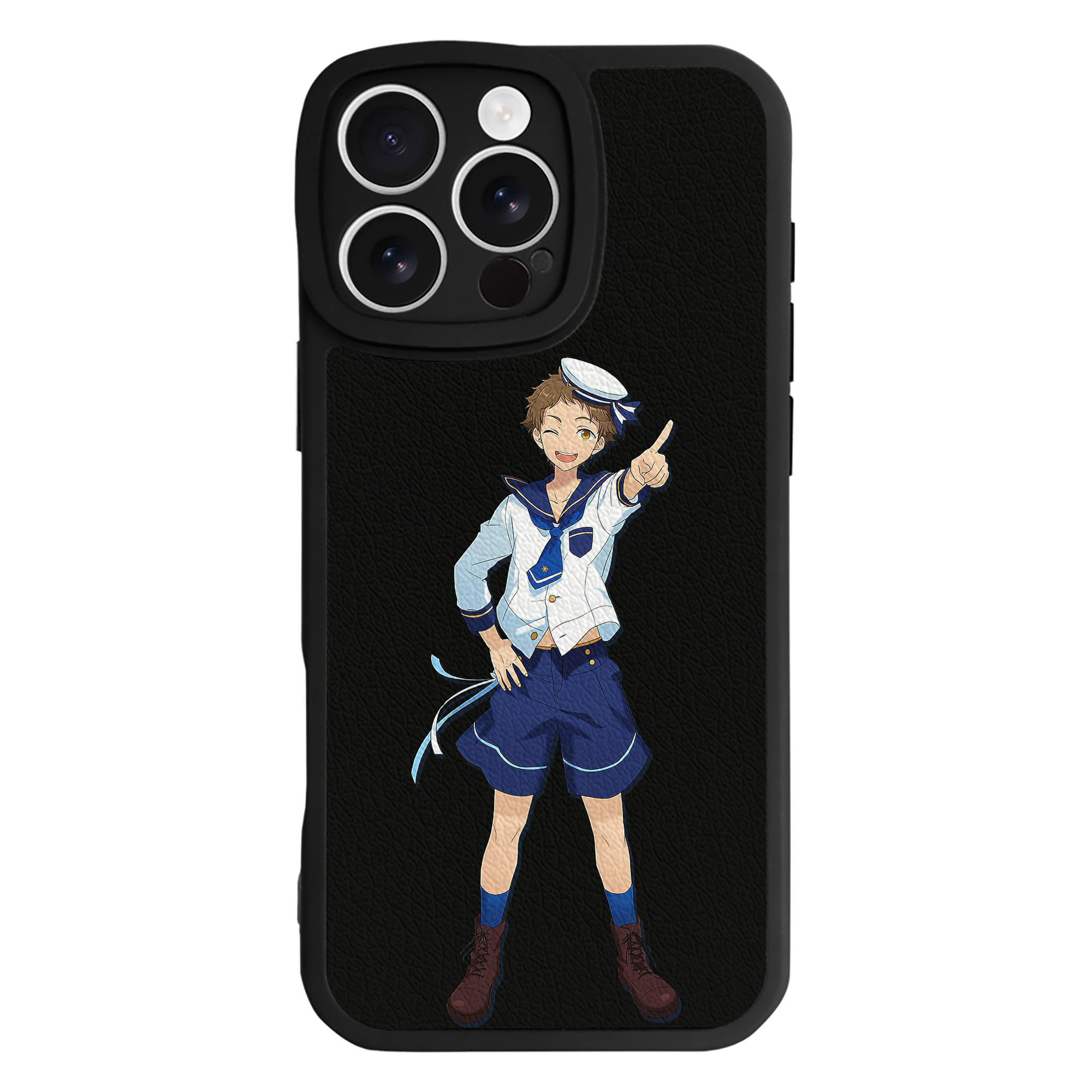 （画像用） あんさんぶるスターズ! Ensemble Stars 【iPhone 16シリーズ対応】シリコンスマホケース（レザー調） 材質：シリコン